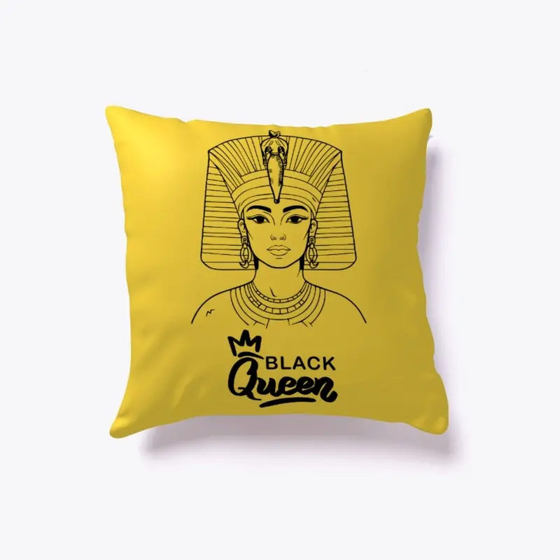 BLACK QUEEN PILLOW