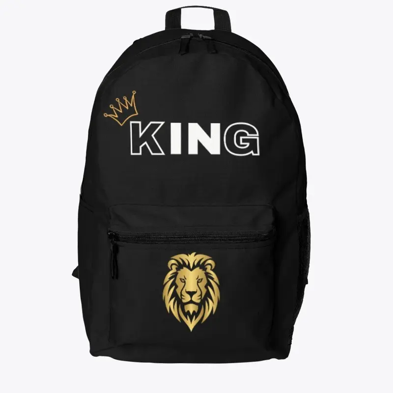 I AM THE REAL KING BACKPACK